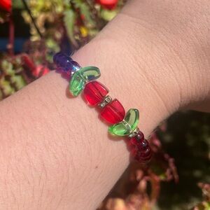 Red Tulip Bracelet